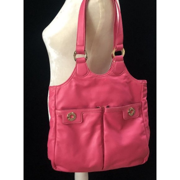 US Polo Association Pink Purse Women’s Handbag Faux Leather Medium Satchel Bag - Picture 2 of 12